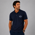 POLO HOMME MANCHE COURTE MARINE  BRODE FLIGHT LEVEL