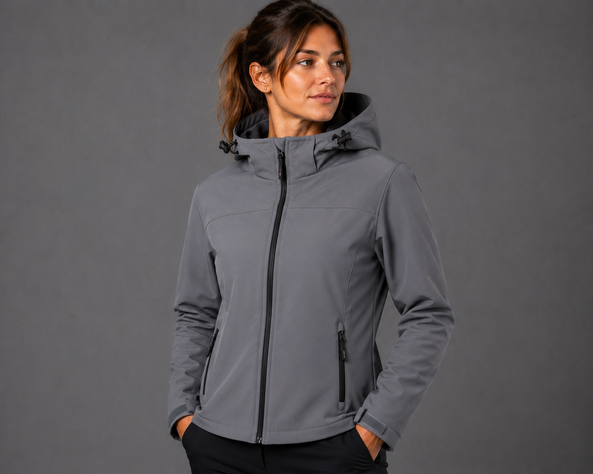 VESTE SOFTSHELL KYRA UNIS GRISE