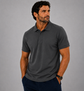 POLO HOMME MANCHE COURTE ANTHRACITE