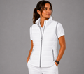 DOUDOUNE SANS MANCHE K6114  FEMME UNIS BLANCHE