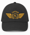 CASQUETTE KP195 ANTHRACITE BRODEE FLIGHT LEVEL