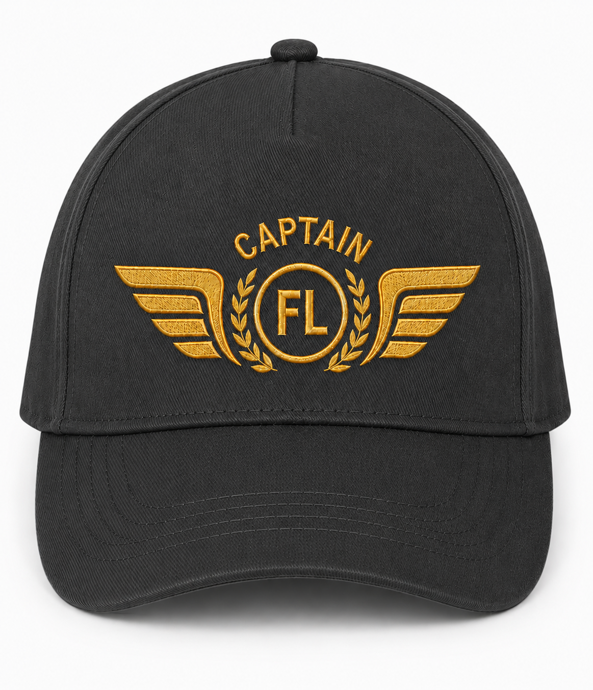 CASQUETTE KP195 ANTHRACITE BRODEE FLIGHT LEVEL