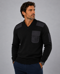 PULL COMBAT NOIR
