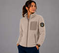 VESTE UNISEX SHERPA  BEIGE  BRODE AZIMUT