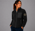 VESTE UNISEX SHERPA  NOIR  BRODE AZIMUT