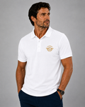 POLO HOMME MANCHE COURTE BLANC   BRODE FLIGHT LEVEL